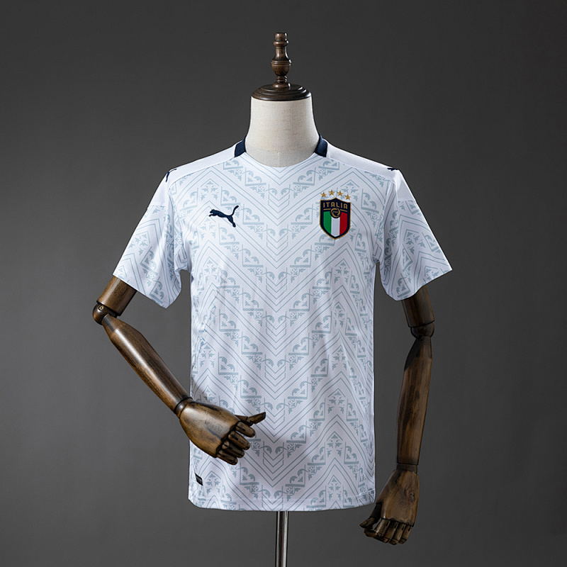 Camiseta retro de visitante de Italia 2020, tallas S-XXL